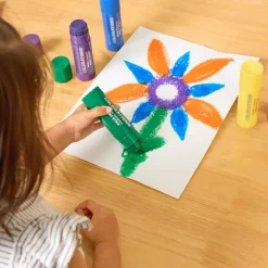 Colorations® Jumbo Tempera Paint Sticks - 6 Colors