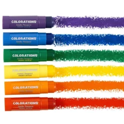 Colorations® Jumbo Tempera Paint Sticks - 6 Colors