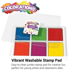 Colorations® Jumbo Washable Classroom Stamp Pad