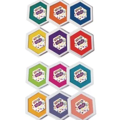 Colorations® Jumbo Washable Stamp Pads Value Pack - Set of 12