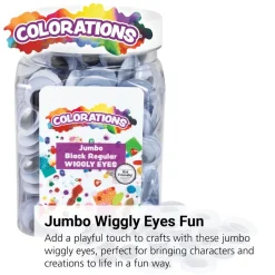 Colorations® Jumbo Wiggly Eyes - 300 Pieces