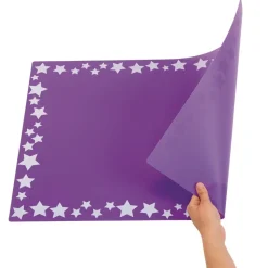 Colorations® Keep-It-Clean Plastic Art Mats - Set of 6
