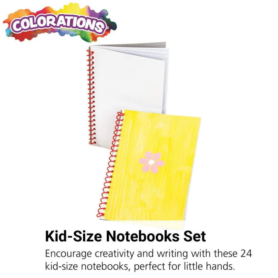 Colorations® Kid-Size Notebooks - Set of 24