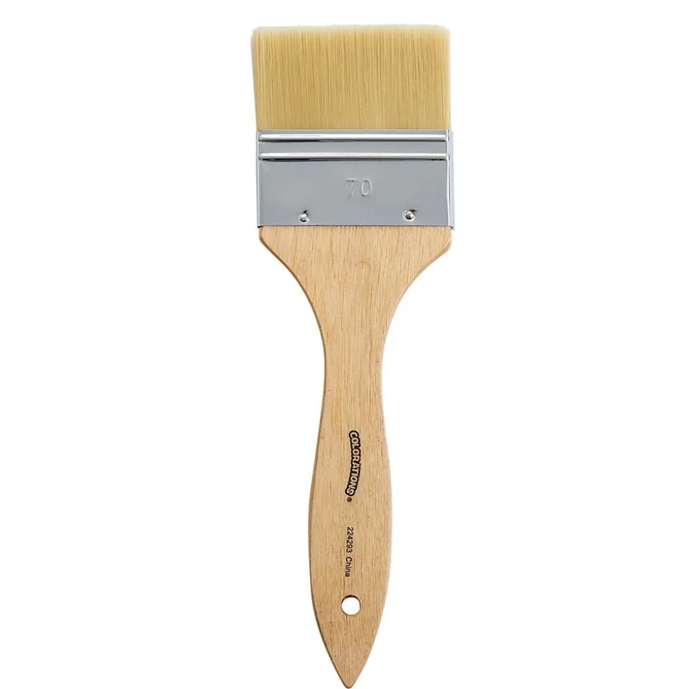 Colorations® Large Area Paint Brushes Set of 10