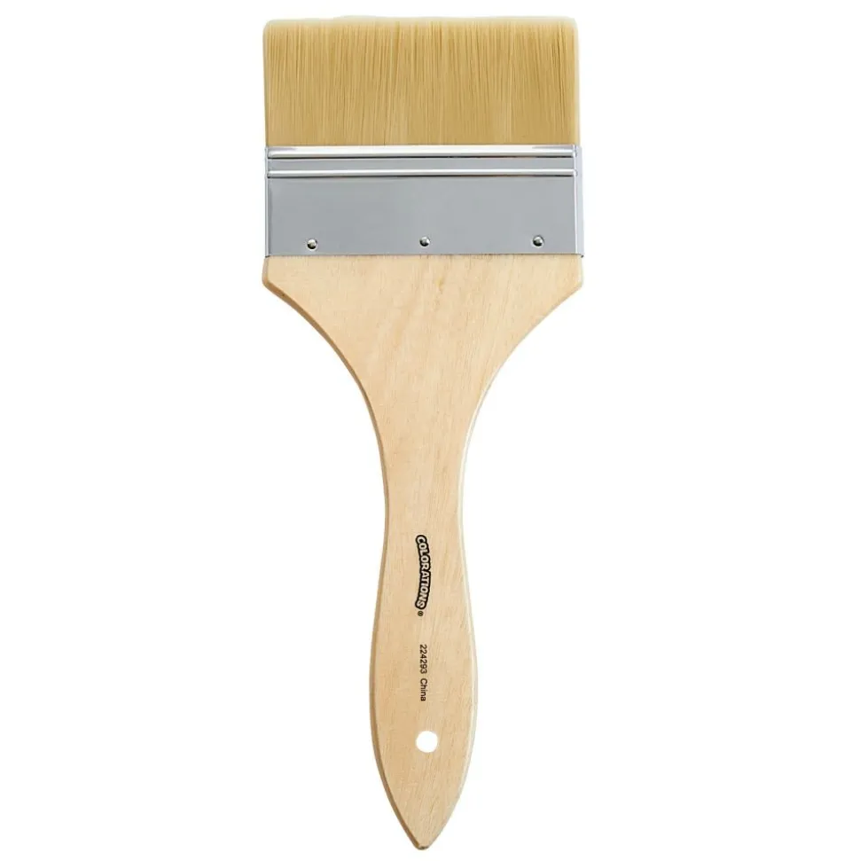 Colorations® Large Area Paint Brushes - Set of 5 Sizes