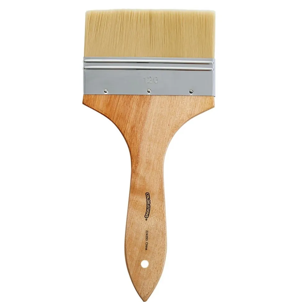 Colorations® Large Area Paint Brushes - Set of 5 Sizes