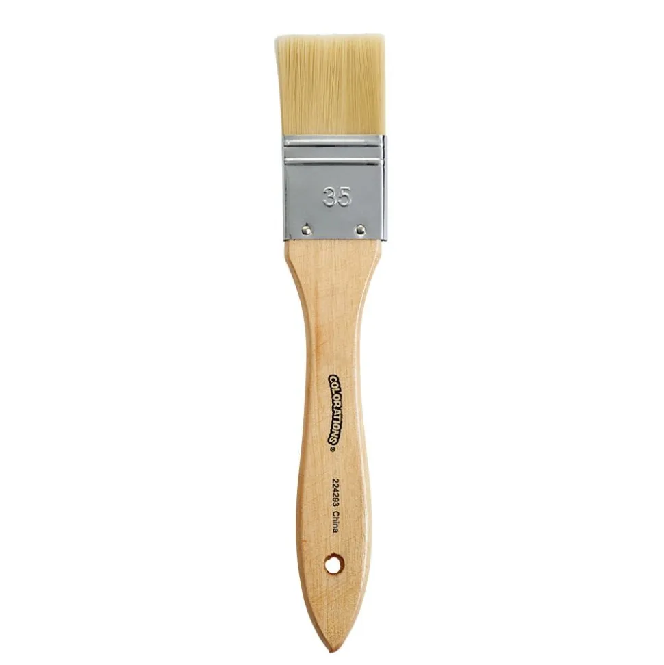 Colorations® Large Area Paint Brushes - Set of 5 Sizes