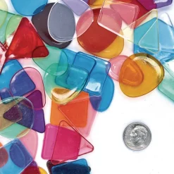 Colorations® Large Translucent Mosaic Craft Tiles - 1 lb.