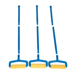 Colorations® Long Handle Pattern Rollers & Reusable Paint Tray Kit