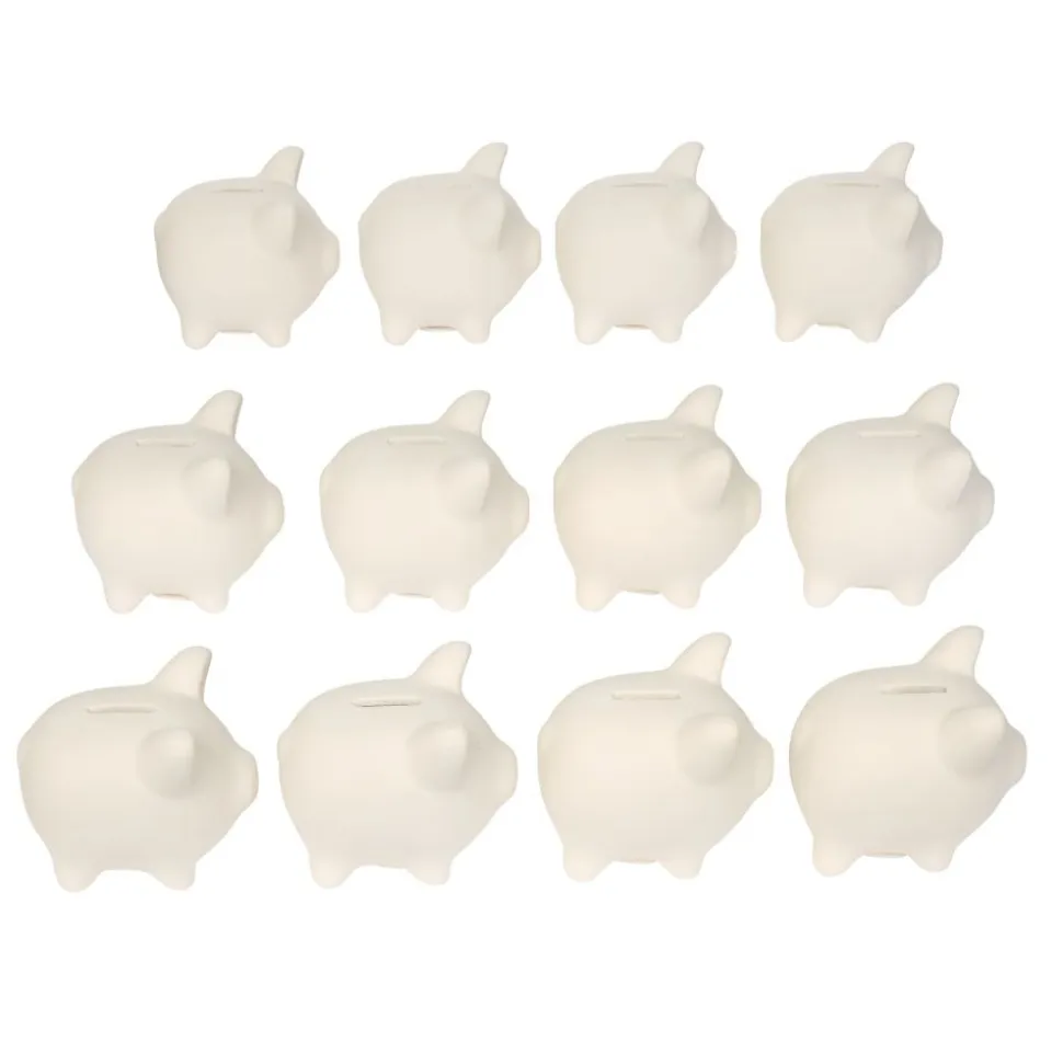 Colorations® Lucky Piggy Bank Art - Makes 12 Crafts