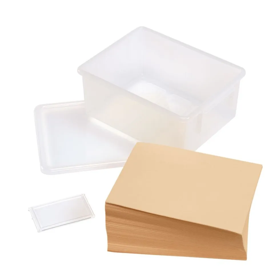 Colorations® Manila Paper with Storage Bin Container, 500 Sheets, 9" x 12"