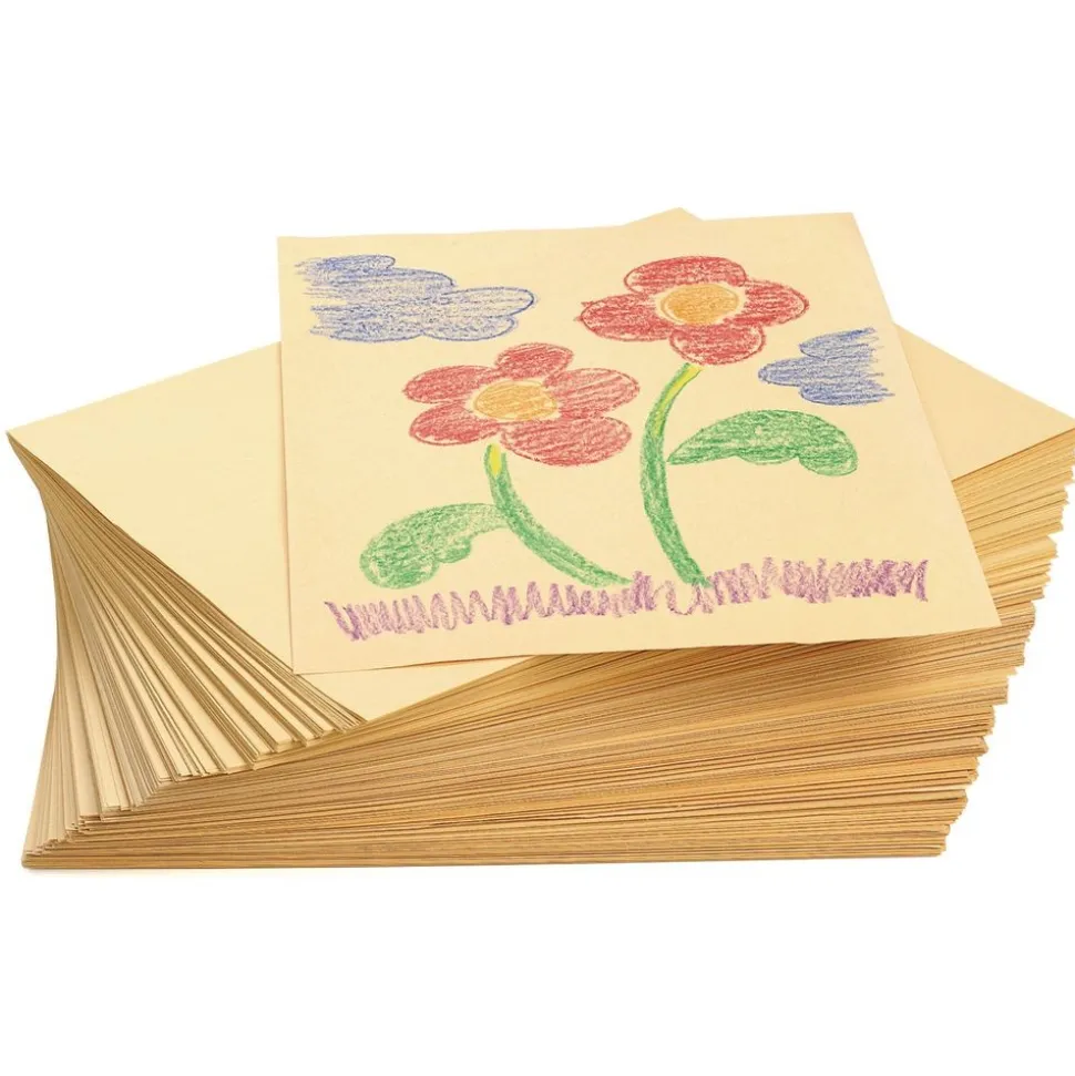 Colorations® Manila Paper, 9" x 12", made from 50lb stock, 500 Sheets
