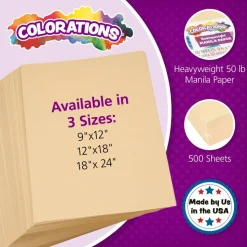 Colorations® Manila Paper, 18
