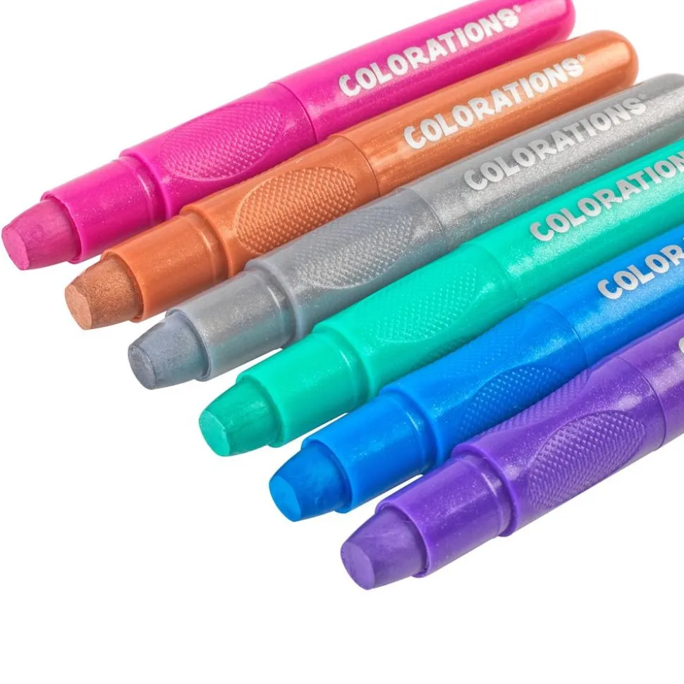 Colorations® Metallic Smooth & Silky Sticks - 6 Colors