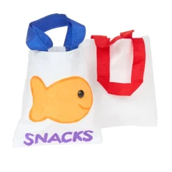 Colorations® Mini Canvas Tote Bags - Set of 24
