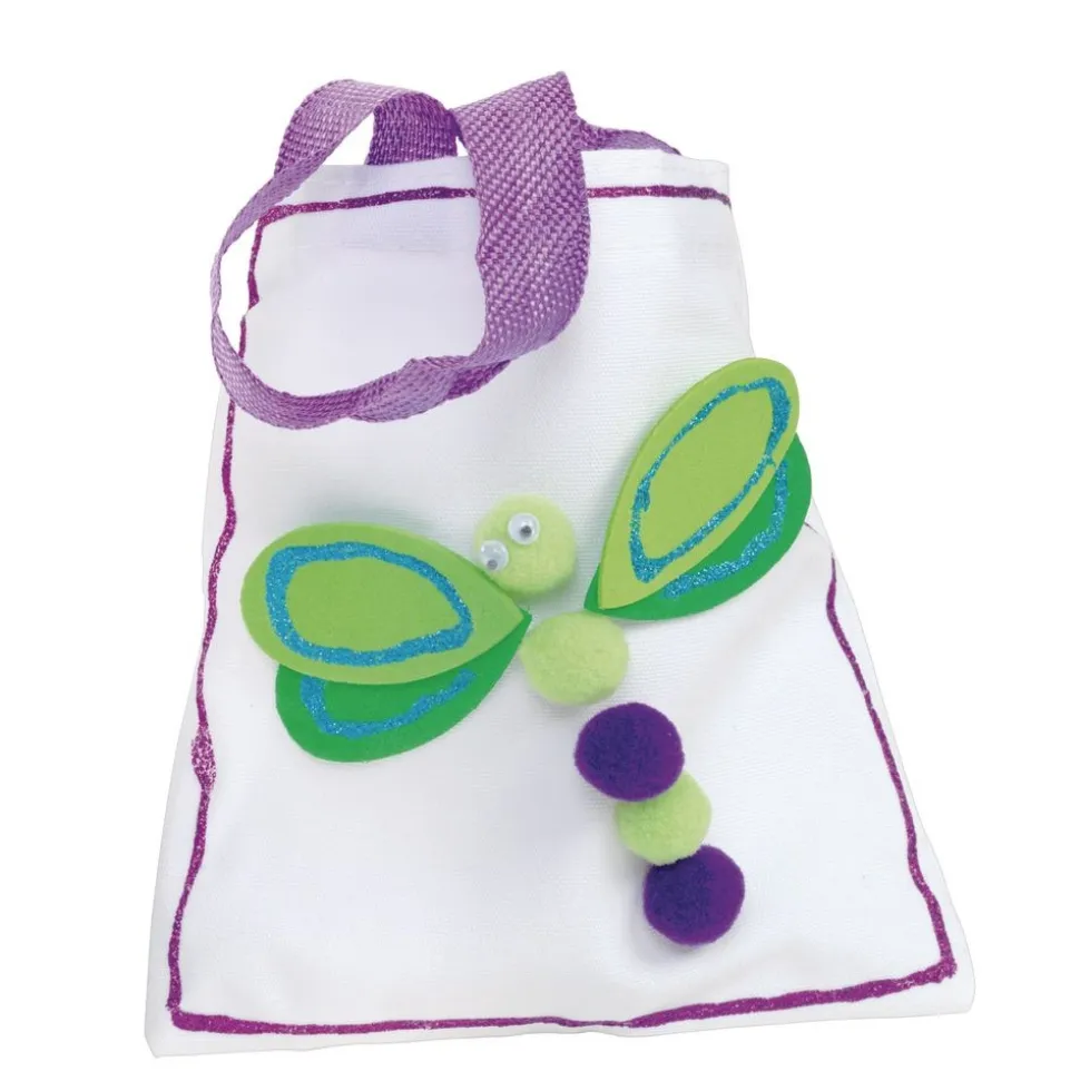 Colorations® Mini Canvas Tote Bags - Set of 24