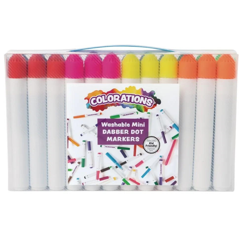 Colorations® Mini Dabber Dot Markers - Set of 24