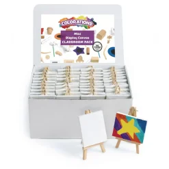 Colorations® Mini Display Canvas Classroom Pack - Set of 48