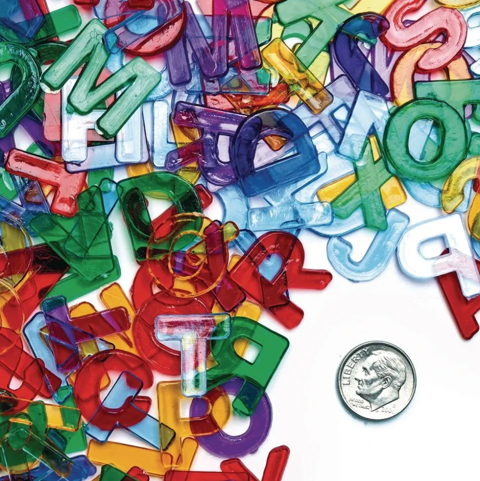 Colorations® Mini Letter Jewels - 8 of each letter, Total of 208 Pieces