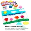 Colorations® Mini Tissue Squares, 10 Colors - 5000 Pieces