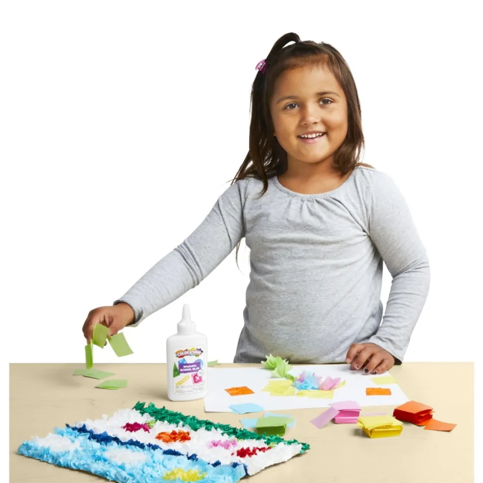 Colorations® Mini Tissue Squares, 10 Colors - 5000 Pieces