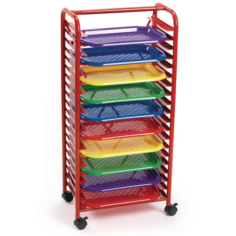 Colorations® Mobile Art Rack with 10 Trays