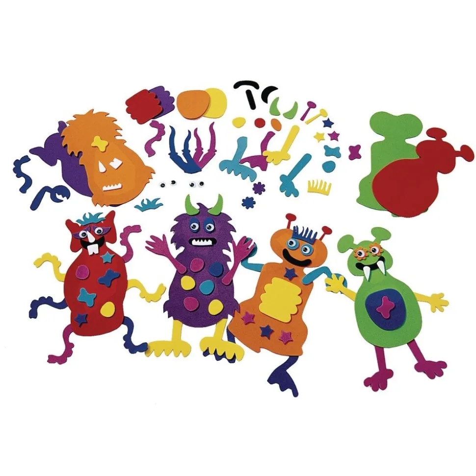 Colorations® Monstrous Monster-Making Craft Kit - 12 Piece Kit