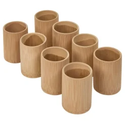 Colorations® Natural Bamboo Cups- Set of 8