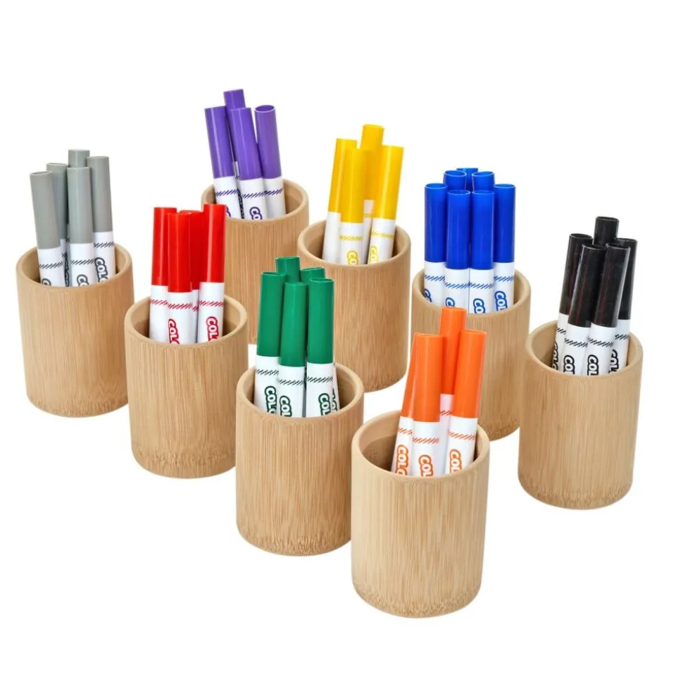 Colorations® Natural Bamboo Cups- Set of 8
