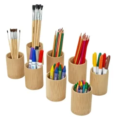 Colorations® Natural Bamboo Cups- Set of 8