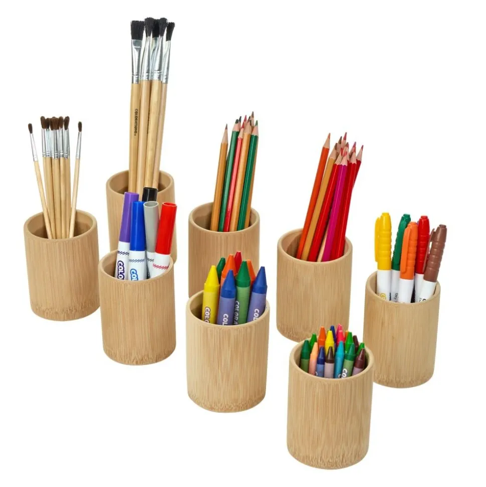 Colorations® Natural Bamboo Cups- Set of 8