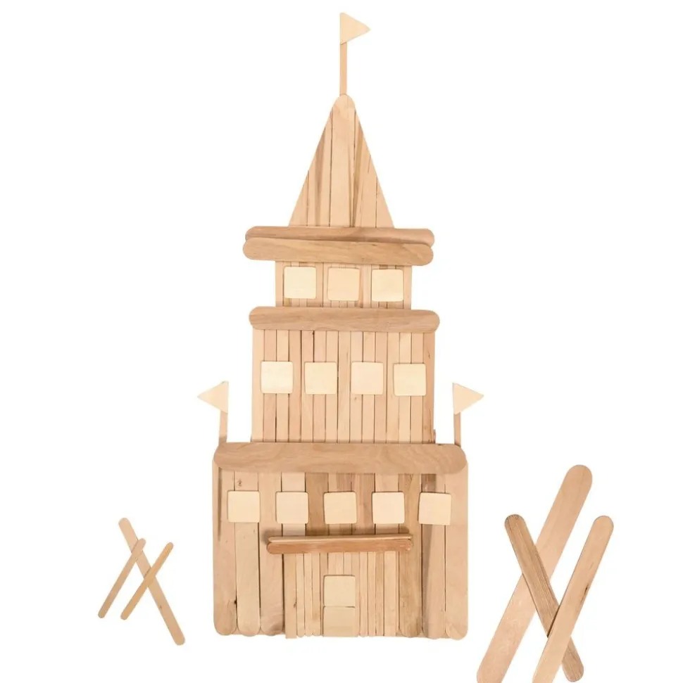 Colorations® Natural Craft Stick Classroom Pack - 1,200 Pieces