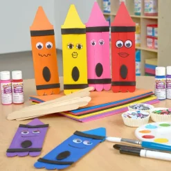 Colorations® Natural Craft Stick Classroom Pack - 1,200 Pieces