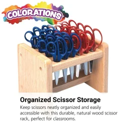 Colorations® Natural Wood Scissor Rack