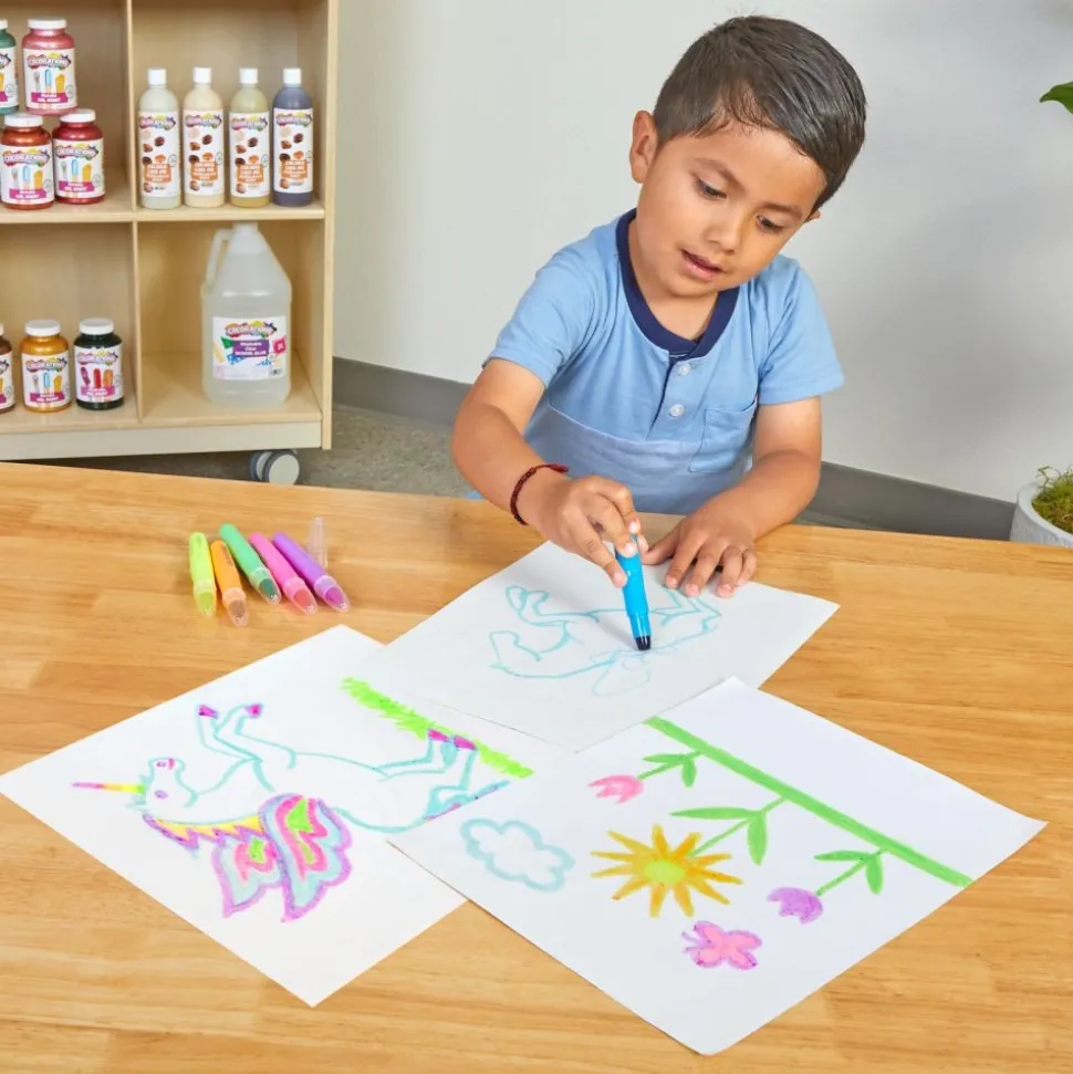 Colorations® Neon Smooth & Silky Sticks - 6 Colors