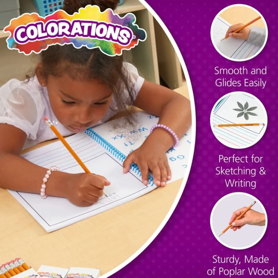 Colorations® No.2 Pencils Value Pack - Set of 144