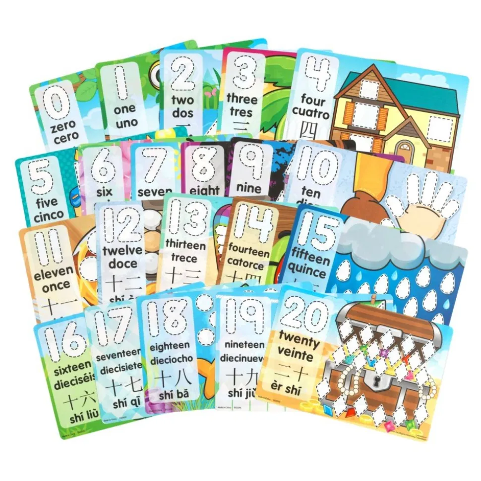 Colorations® Numbers Modeling Mats - 21 Mats