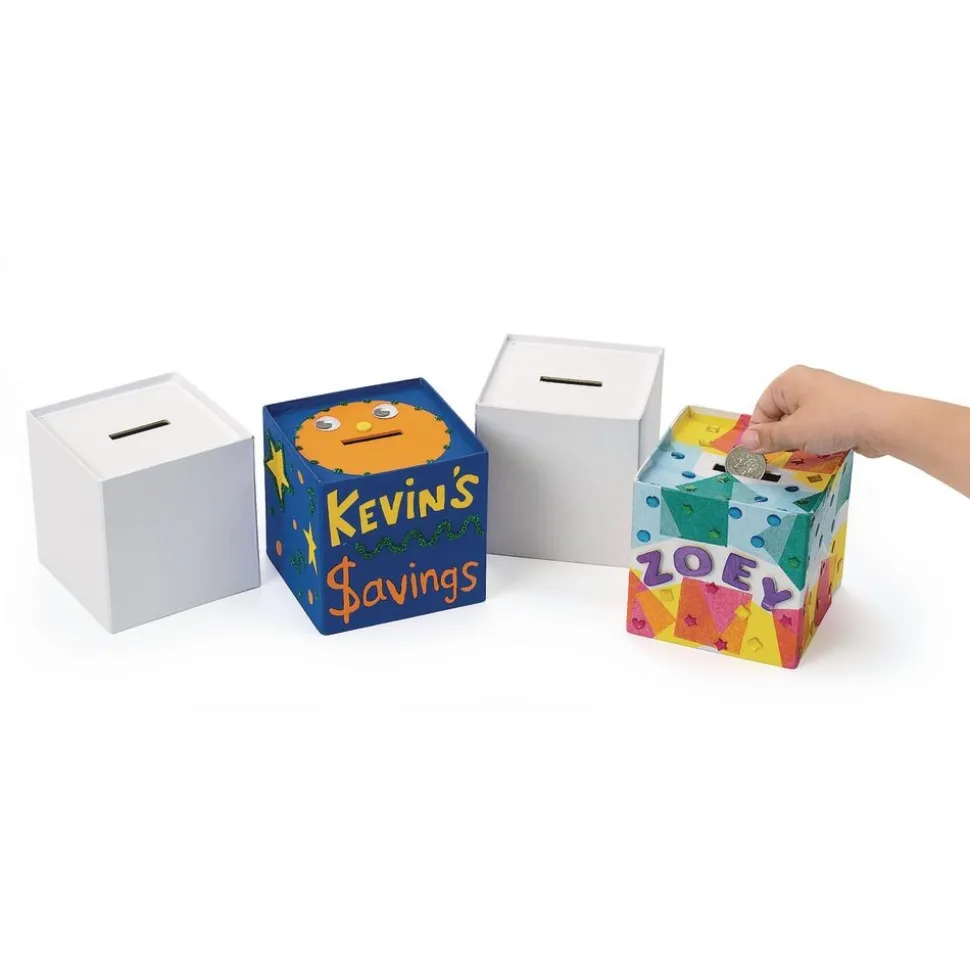 Colorations® Papier-Mache Banks - Set of 12