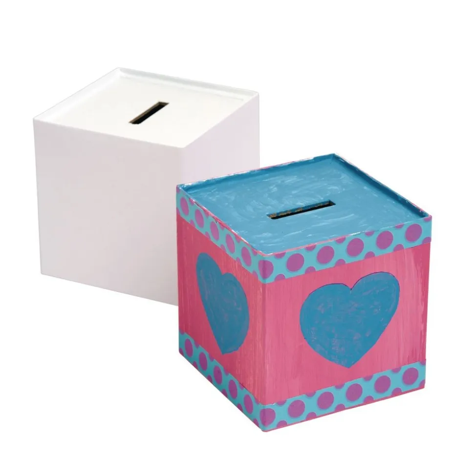 Colorations® Papier-Mache Banks - Set of 12