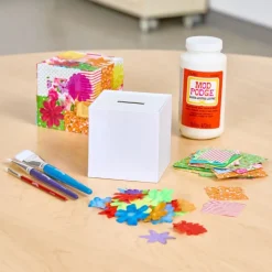 Colorations® Papier-Mache Banks - Set of 12