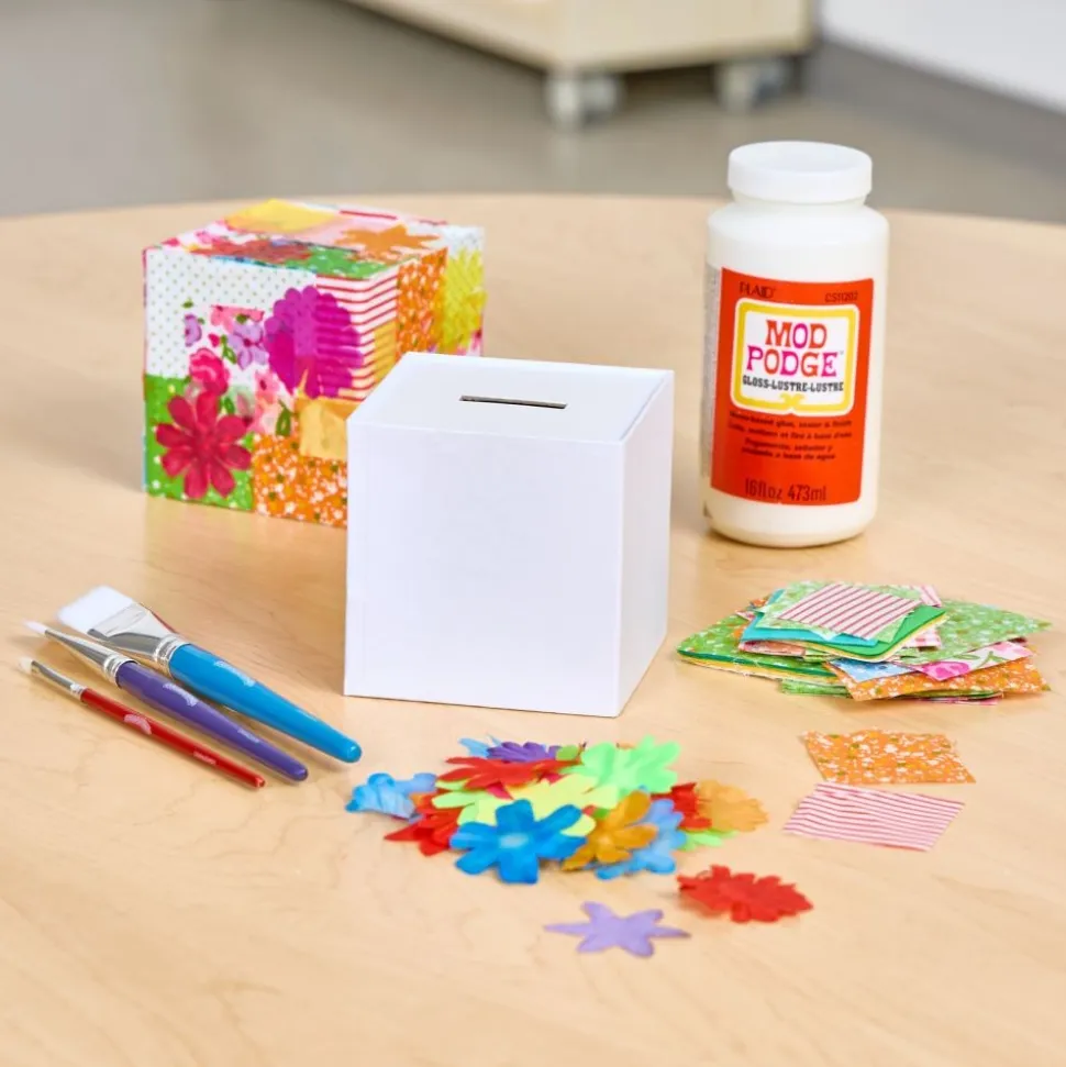 Colorations® Papier-Mache Banks - Set of 12