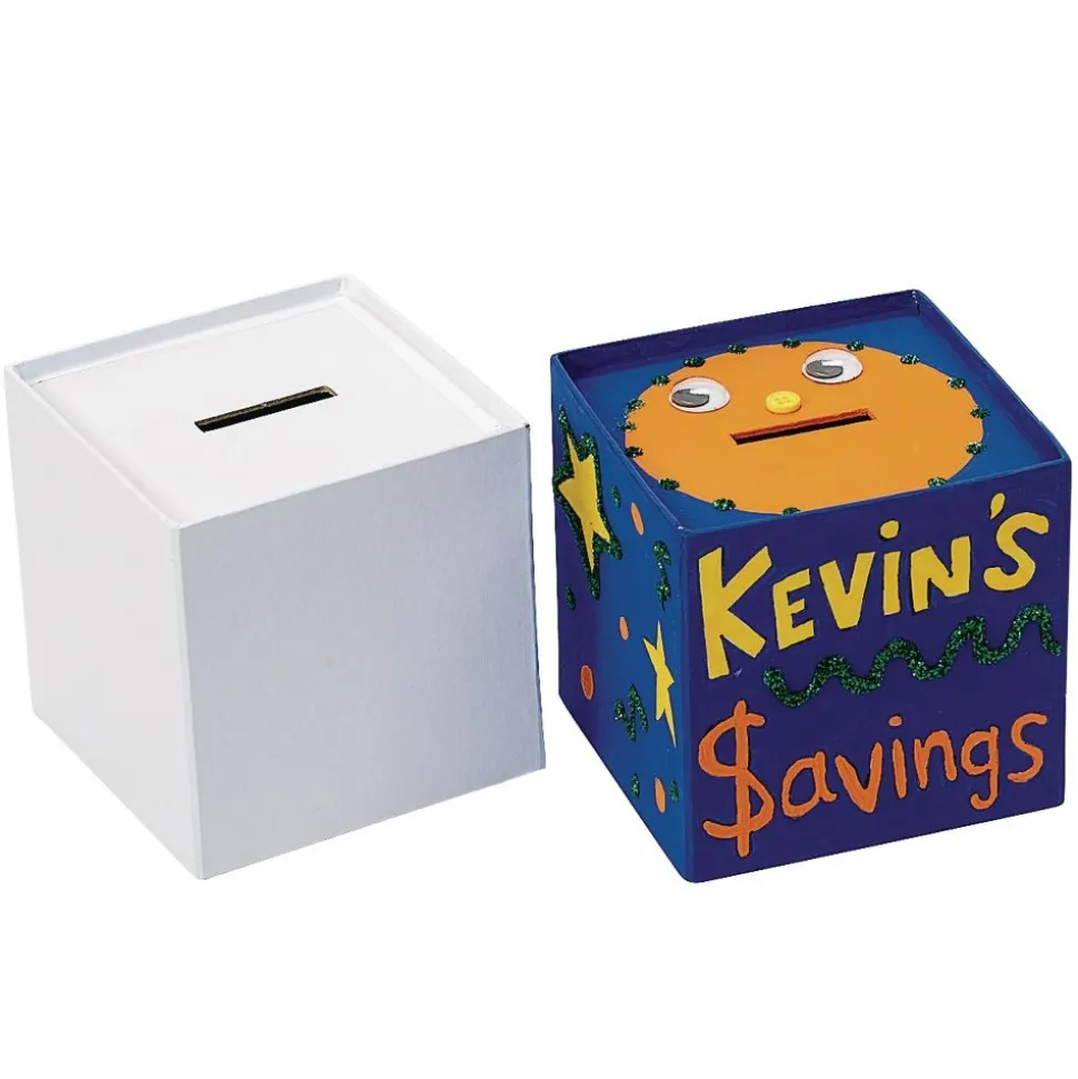 Colorations® Papier-Mache Banks - Set of 12