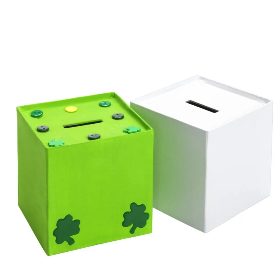 Colorations® Papier-Mache Banks - Set of 12