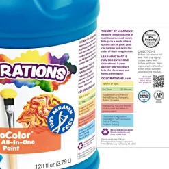 Colorations® Paraben-Free BioColor® The All-in-One Paint - Set of 11, Gallon