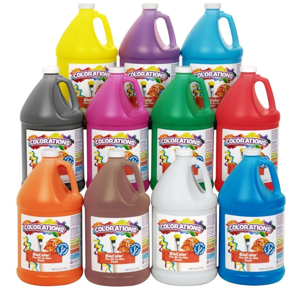 Colorations® Paraben-Free BioColor® The All-in-One Paint - Set of 11, Gallon