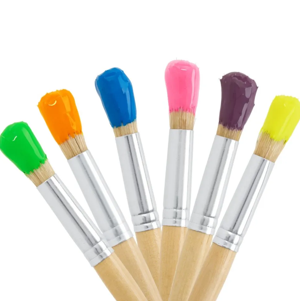 Colorations® Paraben-Free Fluorescent Simply Washable Tempera Paint- Set of 6, 8 oz. each