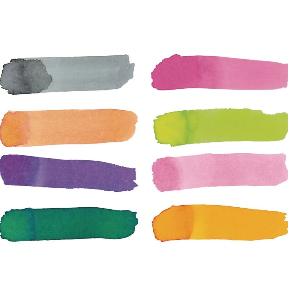 Colorations® Paraben-Free Liquid Watercolor Paint Tropical Colors, 8 oz. - Set of 8