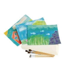 Colorations® Paraben-Free Liquid Watercolor Paint Tropical Colors, 8 oz. - Set of 8