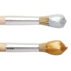 Colorations® Paraben-Free Metallic Gel Paint, Silver & Gold- 1 Gallon each