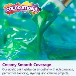 Colorations® Paraben-Free Prism Acrylic Paint Set- 12 Colors
